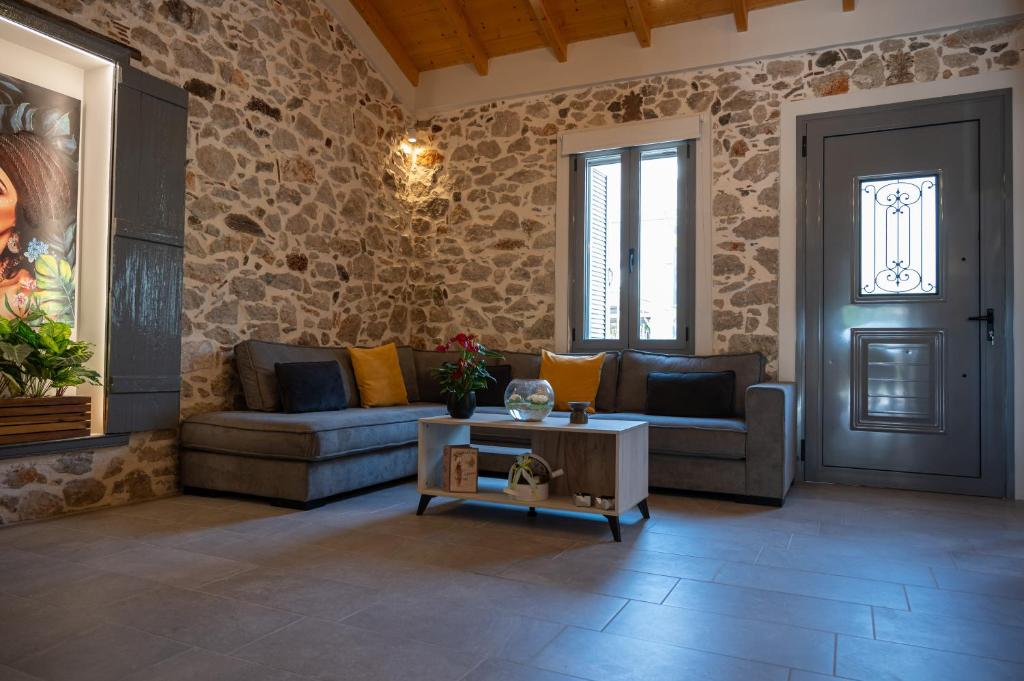 Posezení v ubytování Centro Stone House