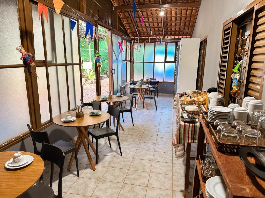 Restaurace v ubytování Pousada das Marias