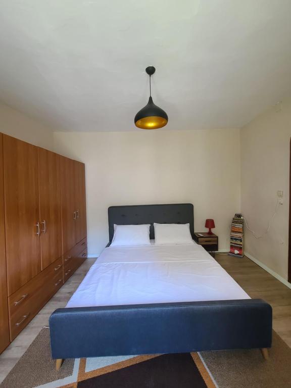 Postel nebo postele na pokoji v ubytování Guraziu Home