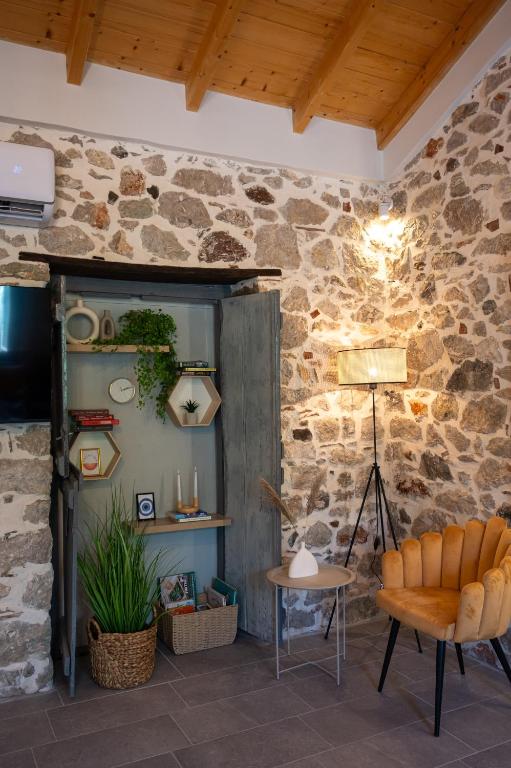 Posezení v ubytování Centro Stone House