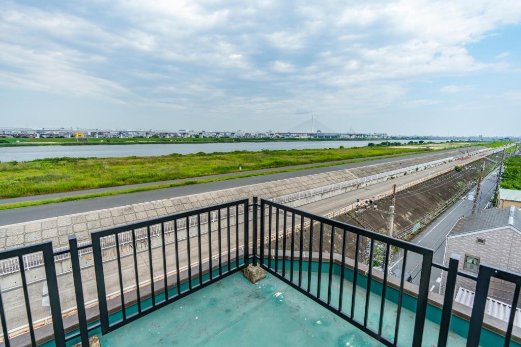 Balkón nebo terasa v ubytování 静心宿Tranquil Retreat 4F晴空塔直达东京河景民宿