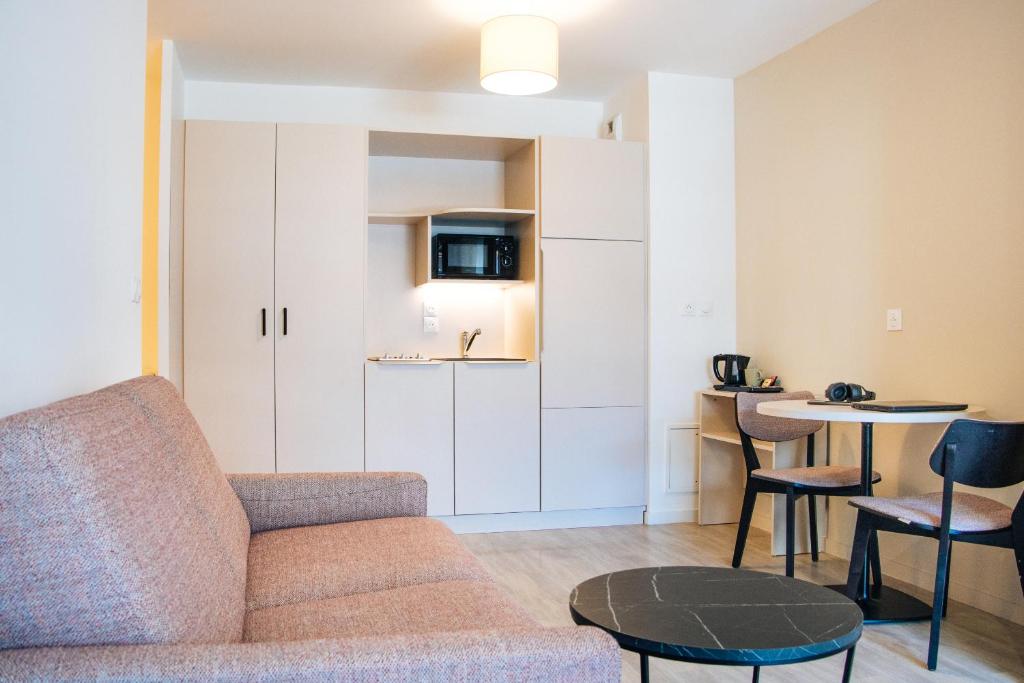 Kuchyňa alebo kuchynka v ubytovaní Twenty Business Flats Lille - Bayard