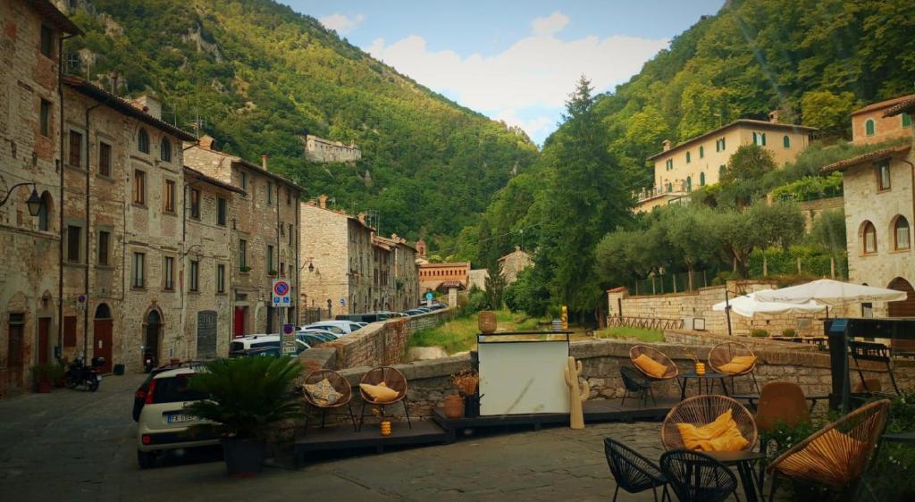 Nespecifikovaný výhled na hory nebo výhled na hory při pohledu z bed and breakfast