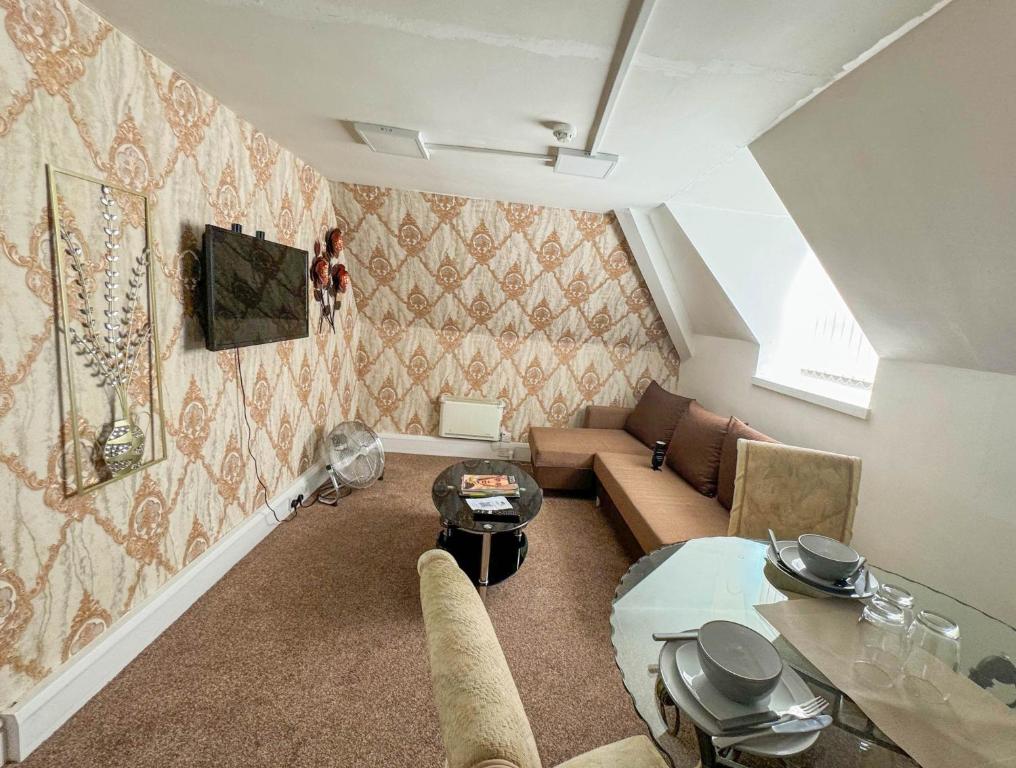 Et opholdsområde på 1 Bedroom Apartment Near Touchwood Shopping Centre Solihull