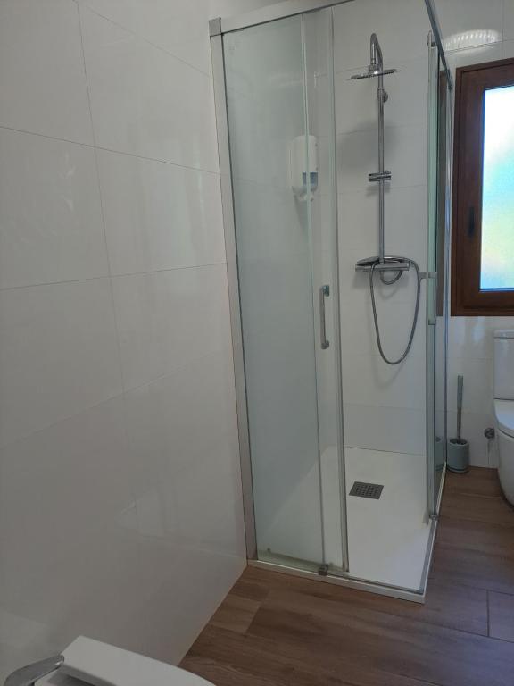 Kúpeľňa v ubytovaní apart romero garden C