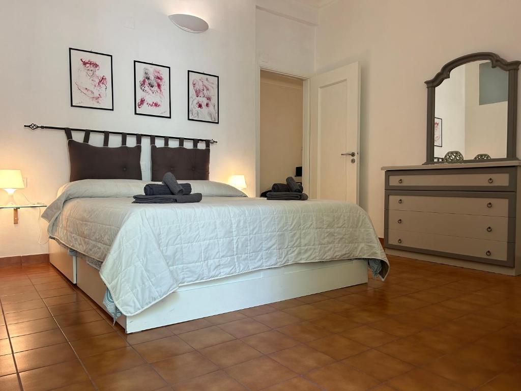 Postel nebo postele na pokoji v ubytování La Casa di Ale