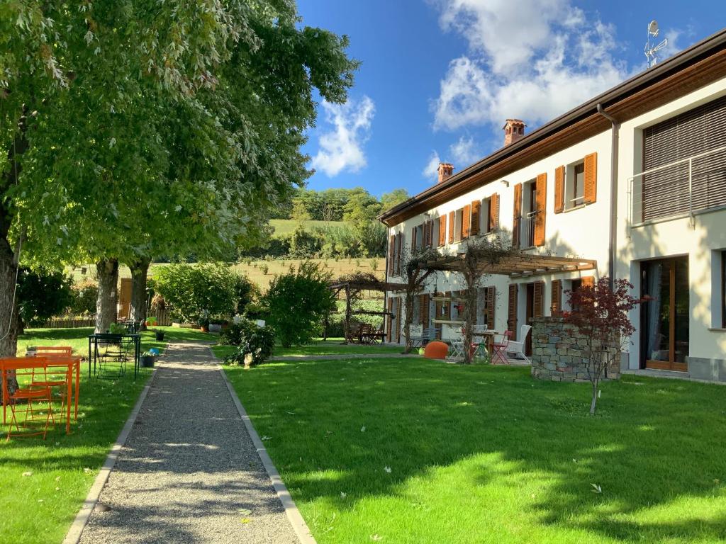 Zahrada ubytování B&B Le Piote