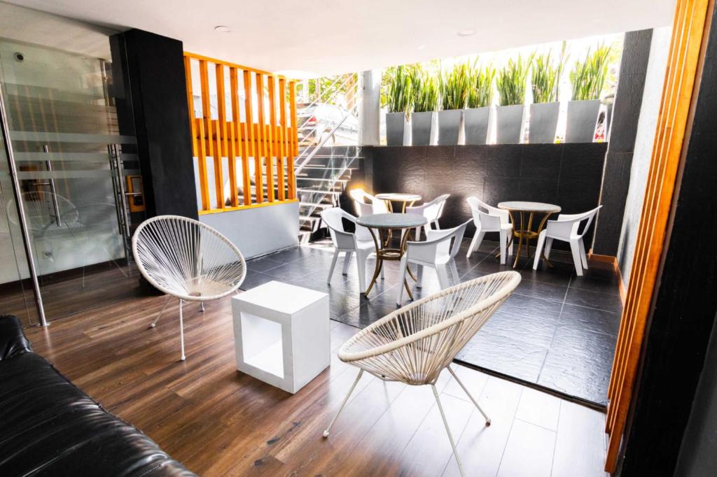 Posezení v ubytování Hotel Z3 Pereira