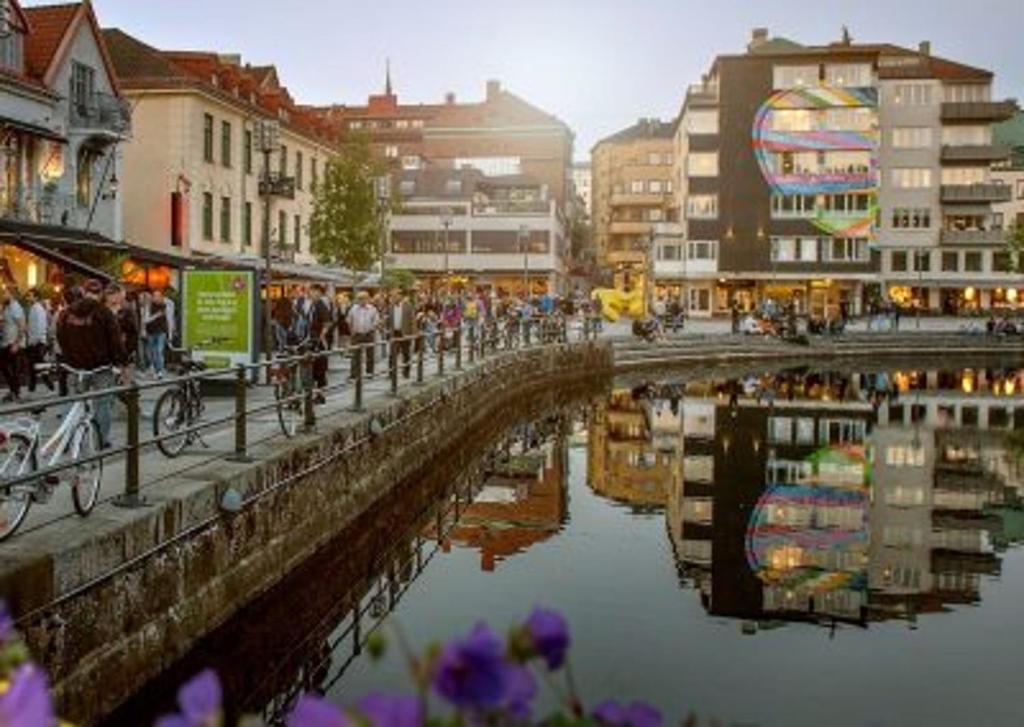 Nespecifikovaný výhled na destinaci Borås nebo výhled na město při pohledu z hostelu