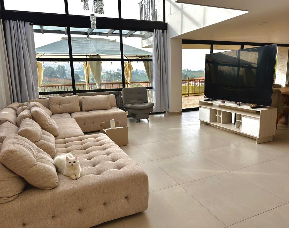 Posezení v ubytování Casa Fénix
