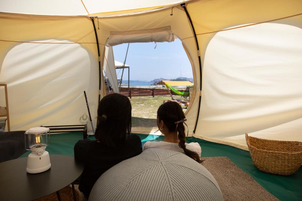 Příroda nedaleko luxury tent