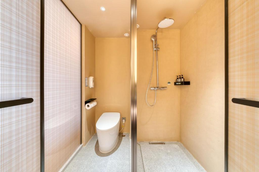 Koupelna v ubytování True Go Hotel Shanghai Xujiahui