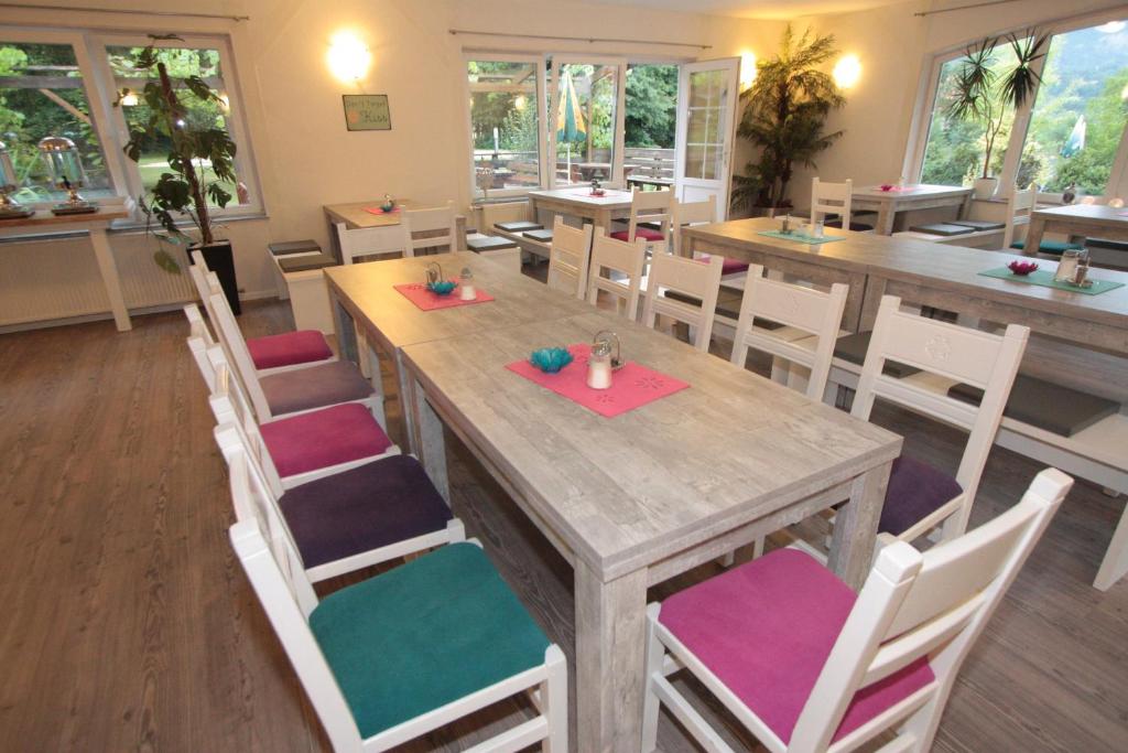 Restaurace v ubytování Ferienanlage Forellenhof
