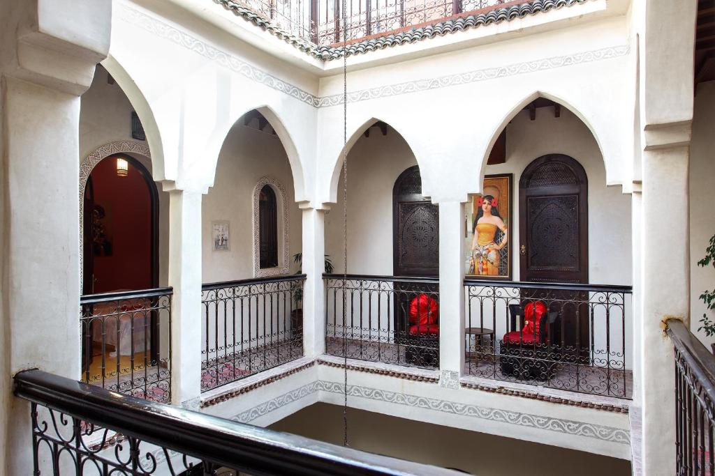 Balkón nebo terasa v ubytování Riad La Kahana
