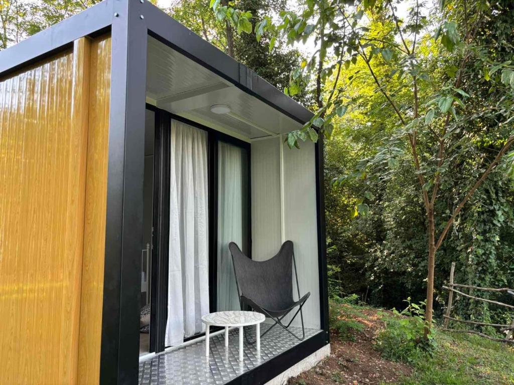 Zahrada ubytování Frutak Resort-TINY HOMES