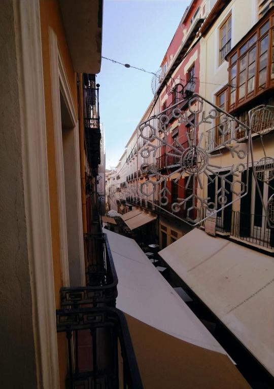 Balkón nebo terasa v ubytování Hostal El Olivo