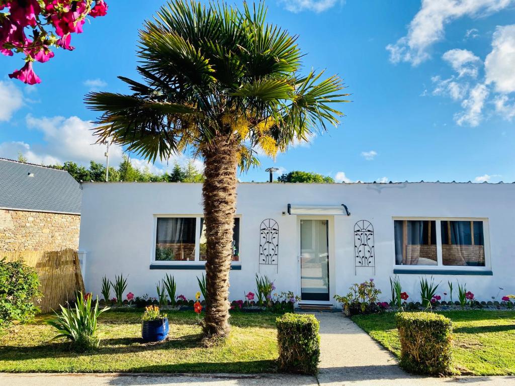Zahrada ubytování La petite maison au jacuzzi