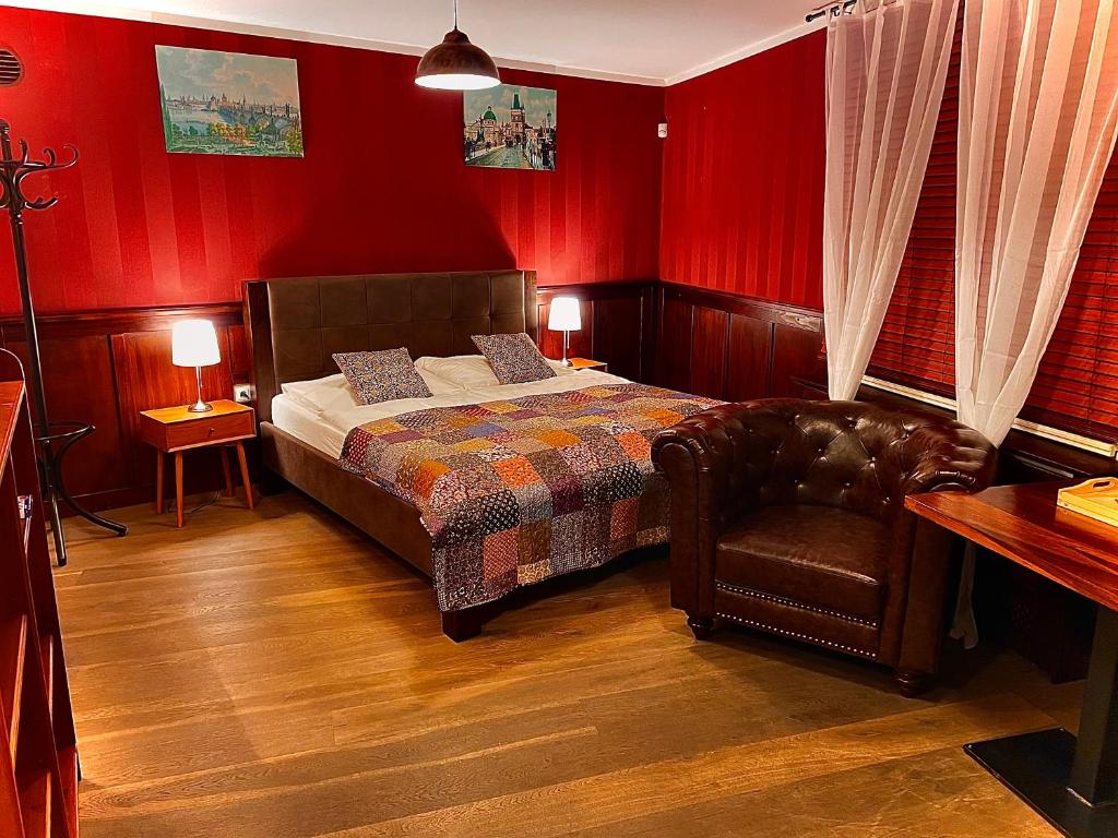 Postel nebo postele na pokoji v ubytování Aparthotel Tycho de Brahe