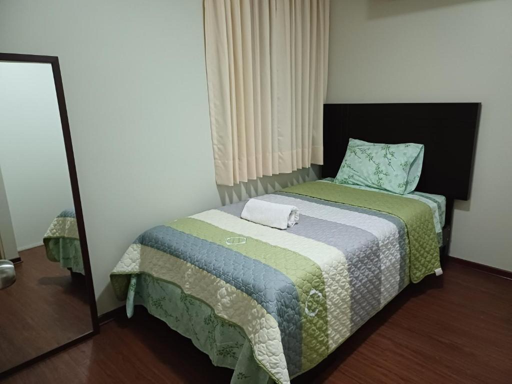 Postel nebo postele na pokoji v ubytování Habitación acogedora Orué