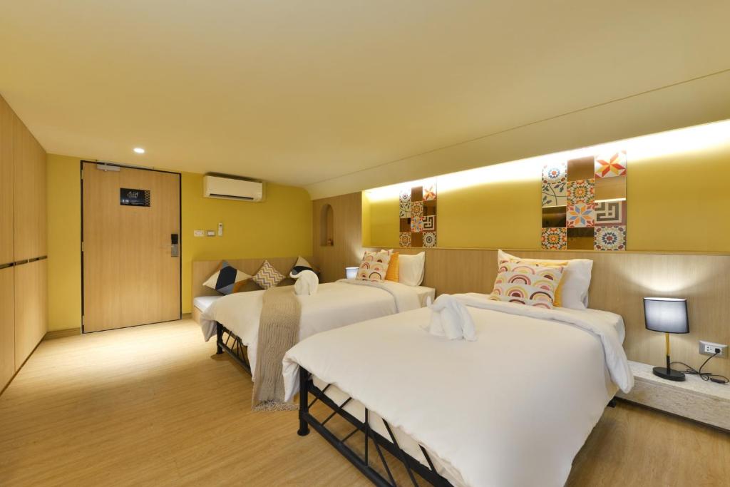 Kastel Bangkok Hotel by Loft BKK - Executive Twin Room Mit Badewanne