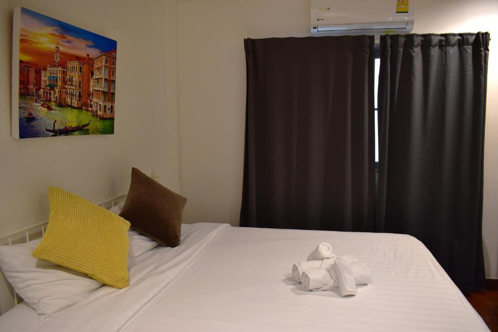 Postel nebo postele na pokoji v ubytování Greenery Hostel