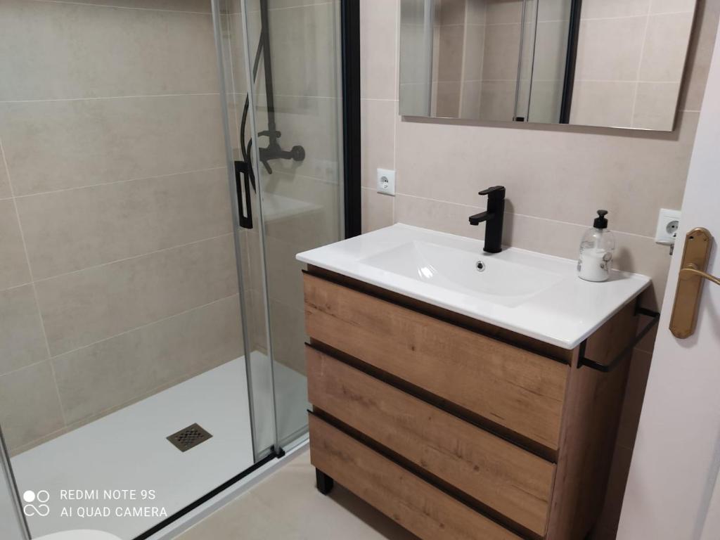 A bathroom at Pueblo Quinta