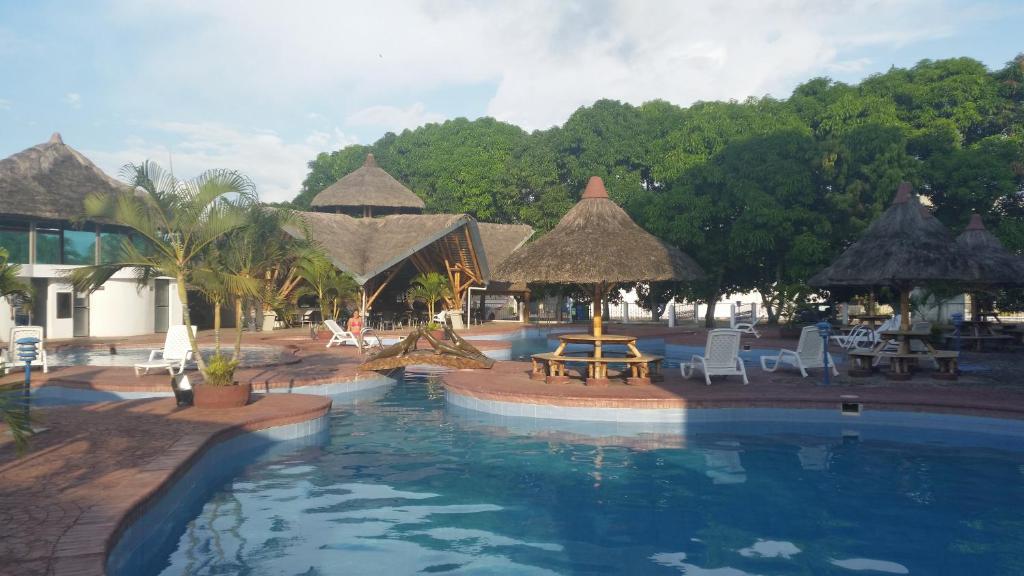 Bazén v ubytování Hotel Juan Sebastián nebo v jeho okolí