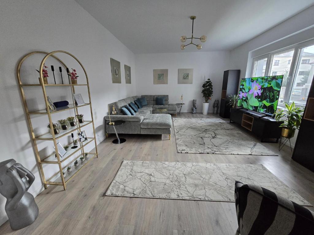 Et opholdsområde på Central City Residence