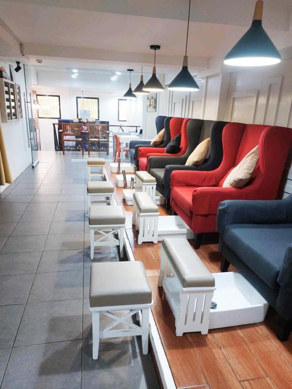 Posezení v ubytování LaVie Hotel