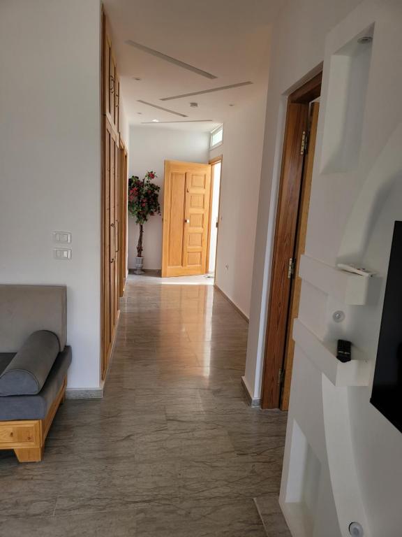 Posezení v ubytování Ras Jebel appartements