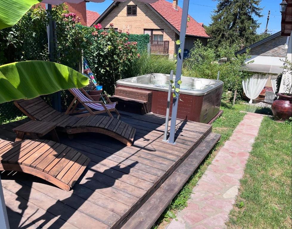 Zahrada ubytování Mirka