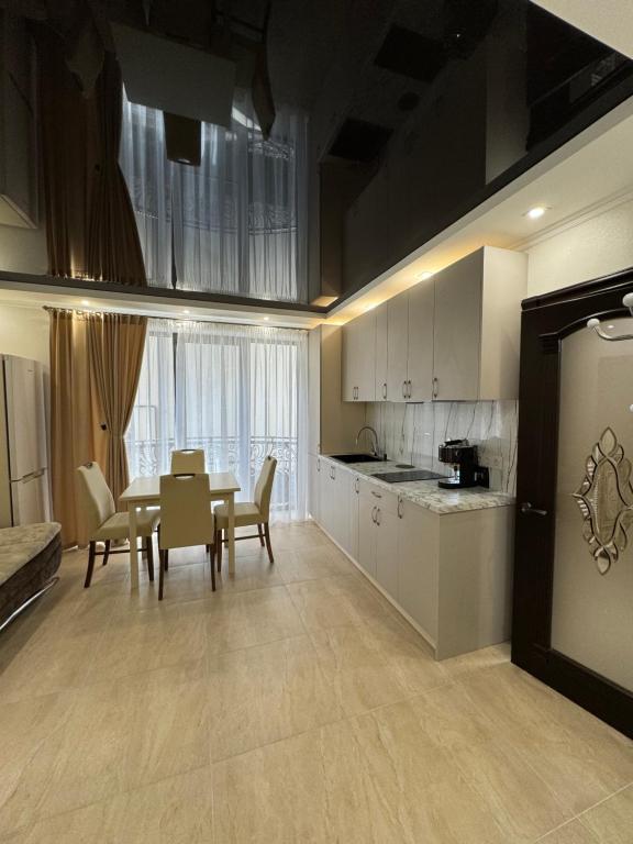 Kuchyň nebo kuchyňský kout v ubytování Guest Apart Polyana