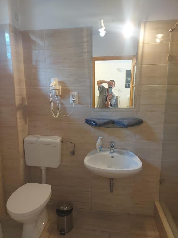 Koupelna v ubytování Apartman116 Airport