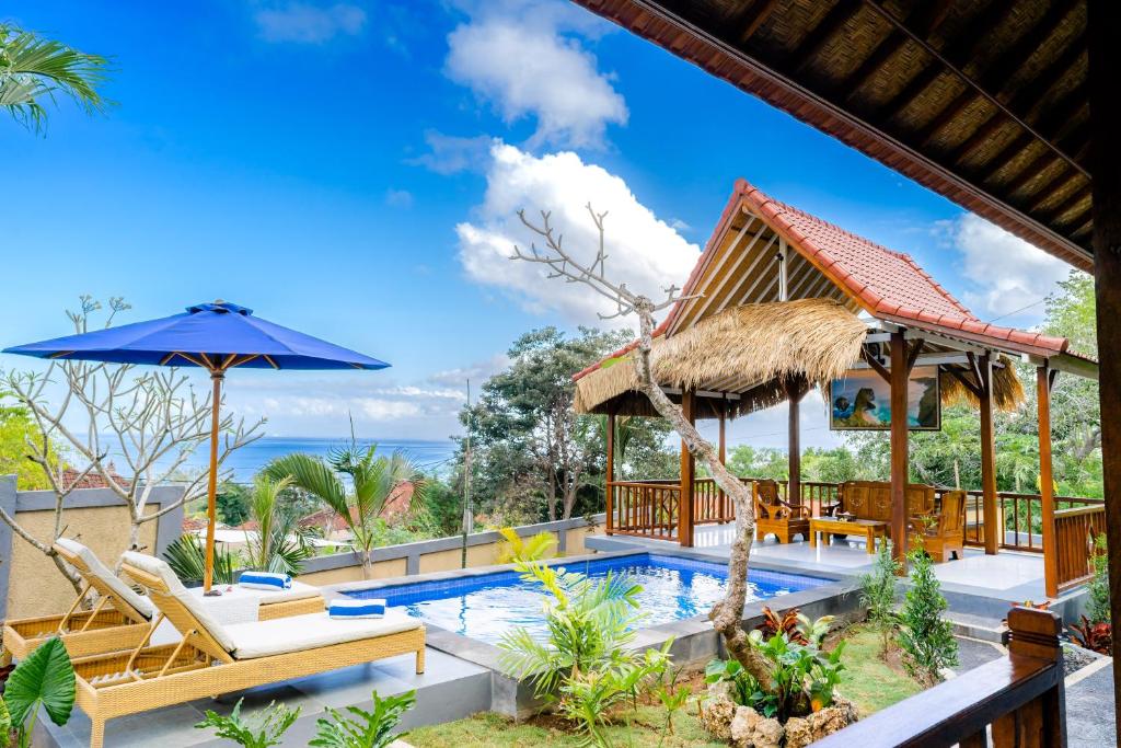 Bazén v ubytování Ocean View Private Villa nebo v jeho okolí