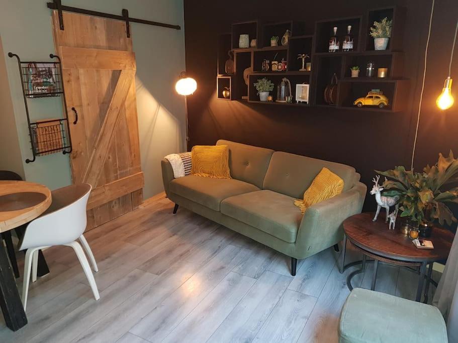 Posezení v ubytování Appartement De Oliekan Medium