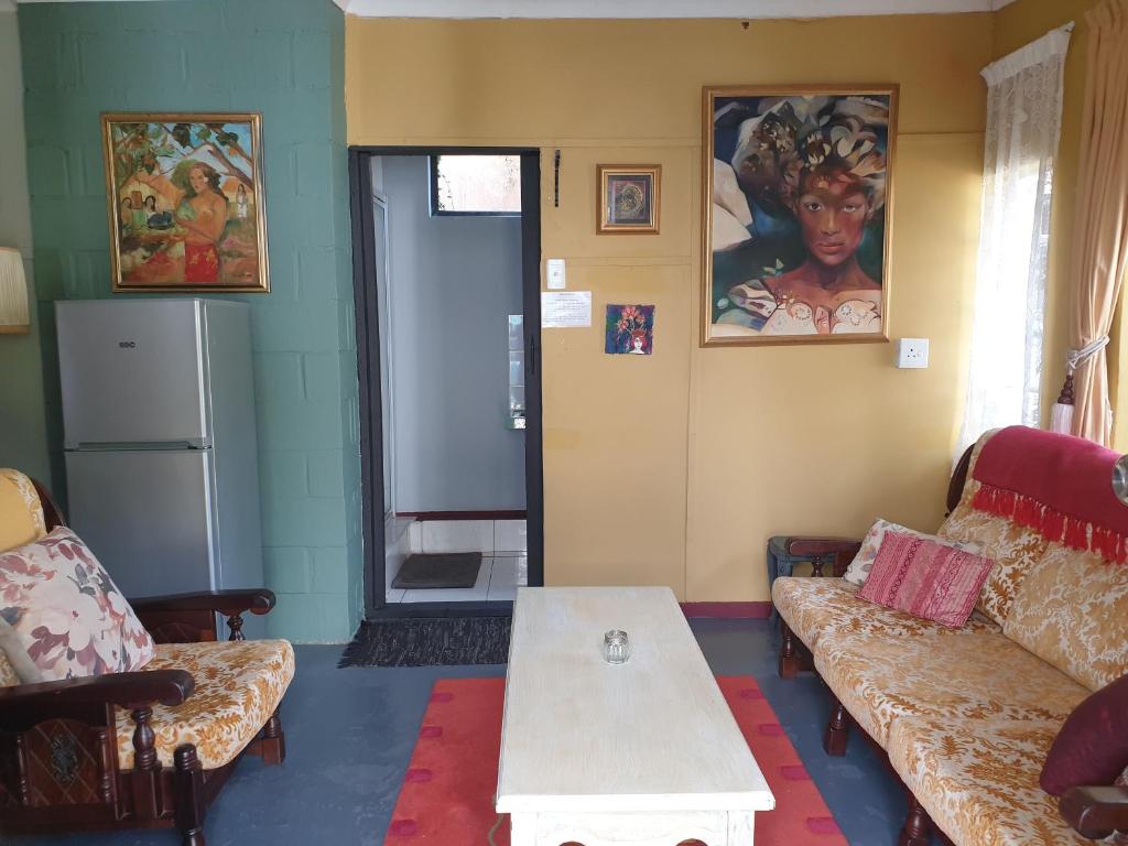 Et opholdsområde på Bedford Way cottages