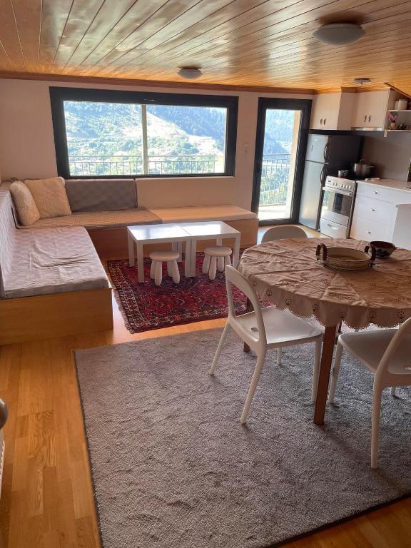 Posezení v ubytování Kostis Central Loft