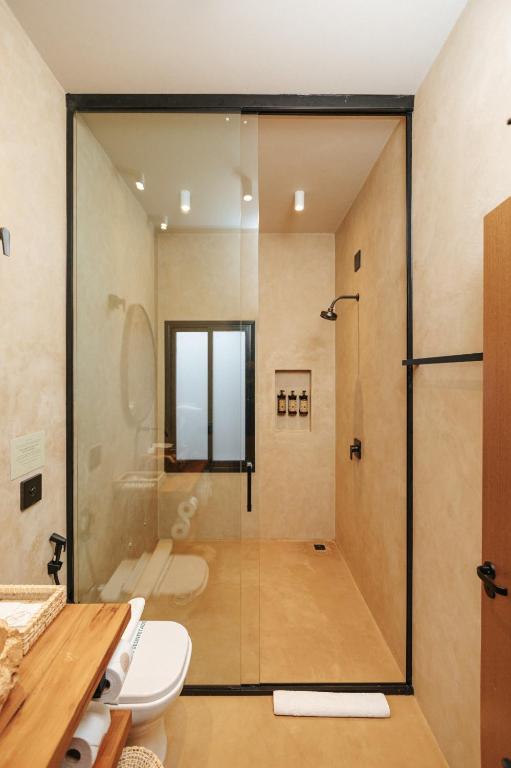 Koupelna v ubytování Villa Nova Hotel