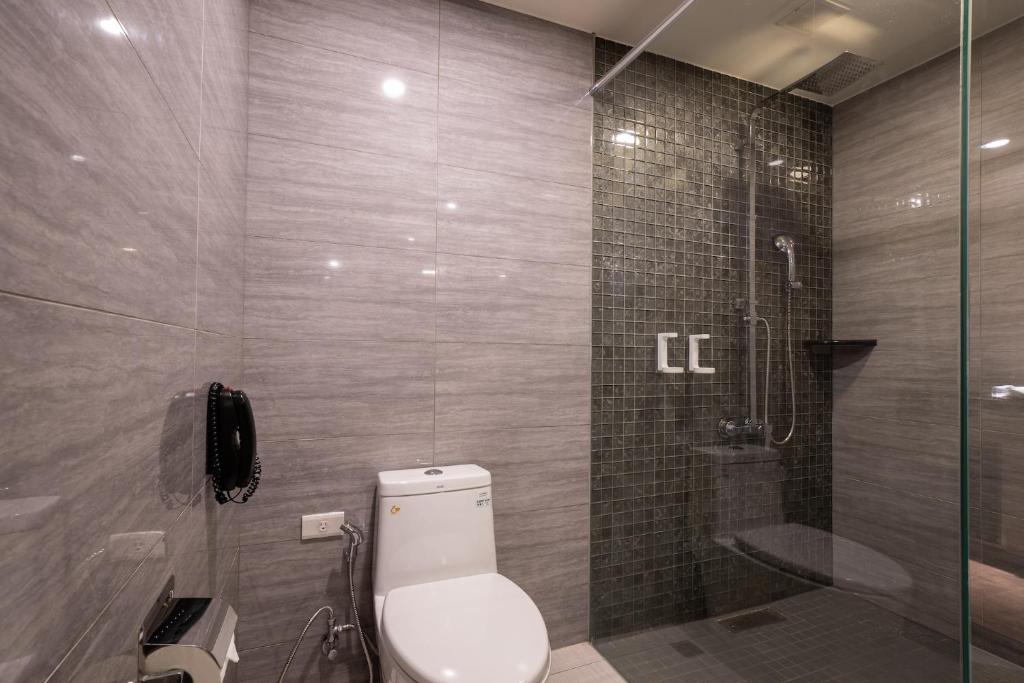 Koupelna v ubytování Guide Hotel Taichung Ziyou