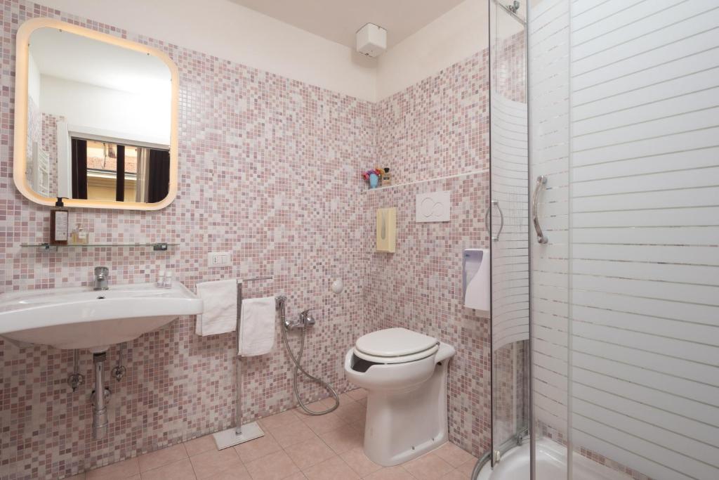 Kúpeľňa v ubytovaní Hotel Jolì