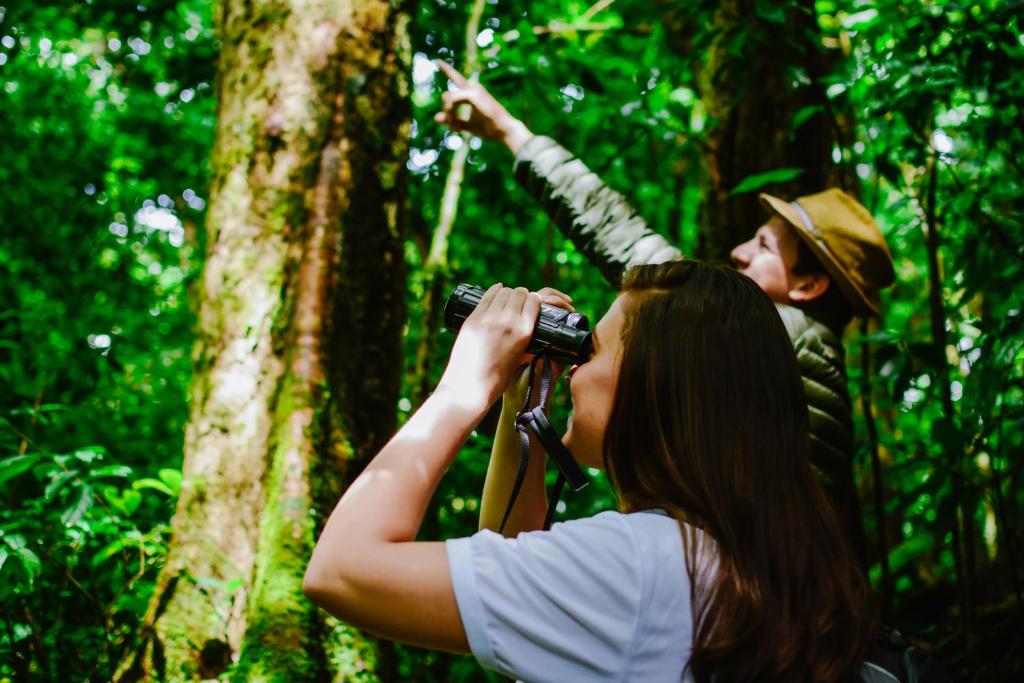 Clientes alojados en Cloud Forest Lodge