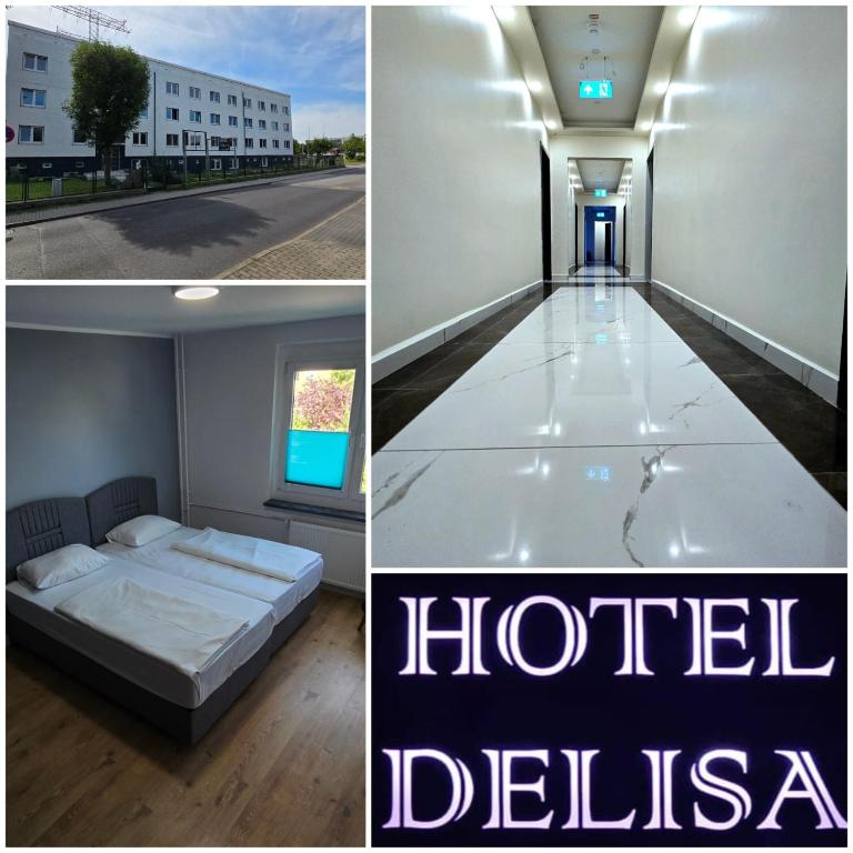 Postel nebo postele na pokoji v ubytování Hotel Delisa