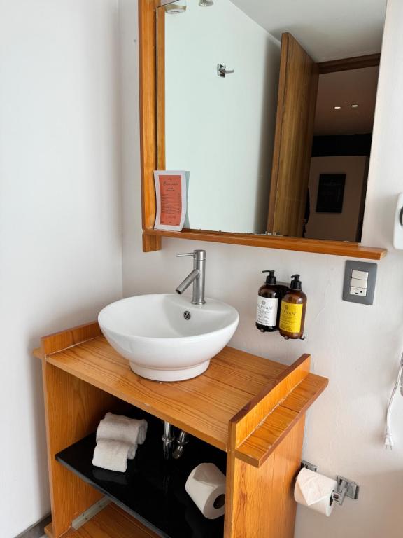 Koupelna v ubytování Hotel CLARUM 101