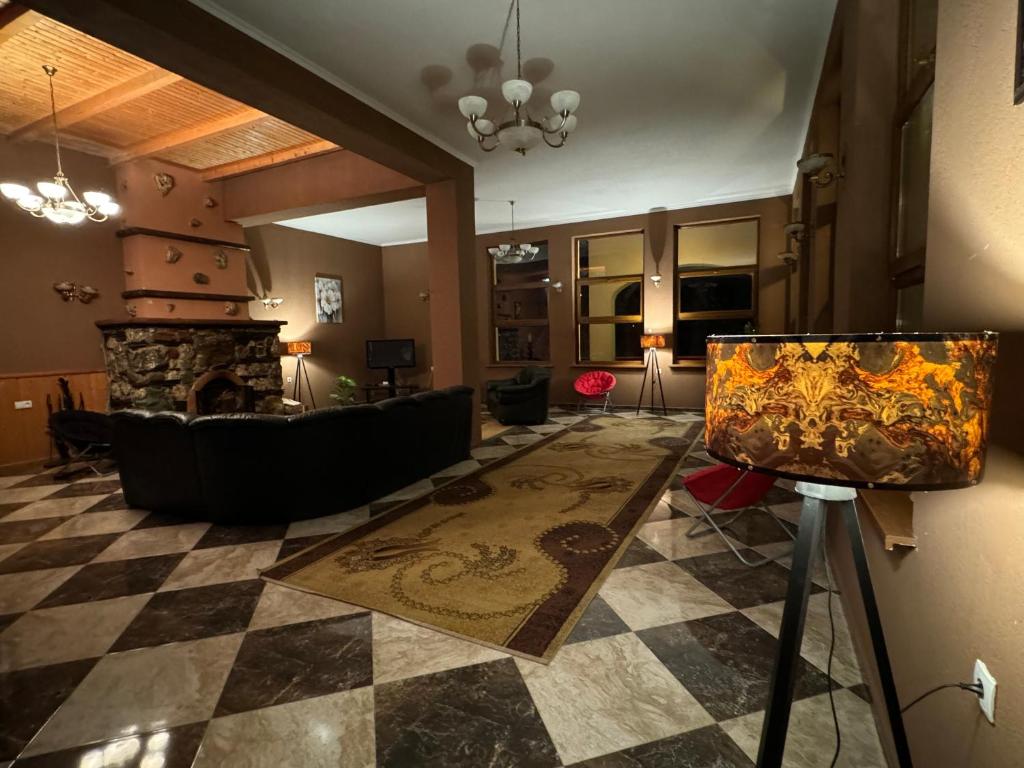 Posezení v ubytování Juta Guest House