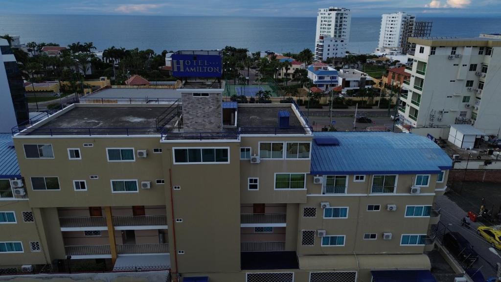Budova, kde se aparthotel nachází