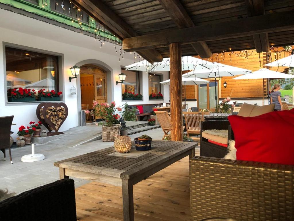 Posezení v ubytování Hotel Gasthof Krahlehenhof