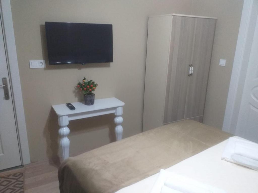 Postel nebo postele na pokoji v ubytování Gürses Home
