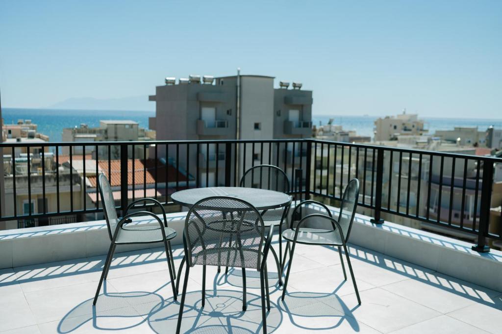 Balkón nebo terasa v ubytování Oktolia suites