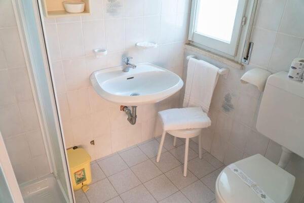 Koupelna v ubytování Hotel Cinzia