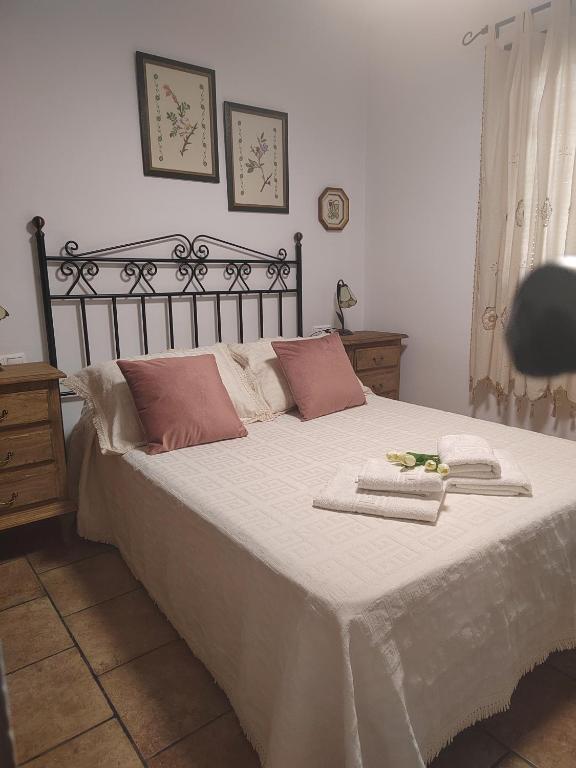 Postel nebo postele na pokoji v ubytování Casa La Serena